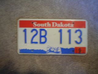 South Dakota Red White And Blue License Plate Buy All States Here