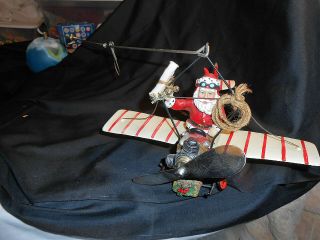 Rare 1997 Possible Dreams Flights Of Fancy Airplane Santa On The Wing