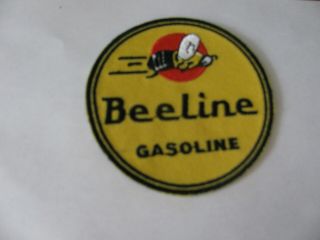 Vintage Beeline Gasoline Patch Embroidered Nos Old Stock Very Rare