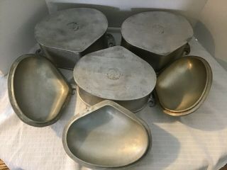 Vintage Set Of 3 Guardian Service Tri Corner Pans with Lids 5