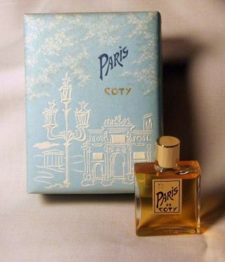 Vintage 1/4 Oz Coty Paris Perfume Extrait Full 3 Day Nr
