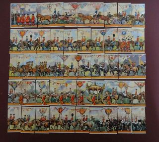 Coronation Procession Issued 1937 By Ogdens Set 50
