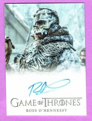 Game Of Thrones Season 5: Autograph Card - Ross O 