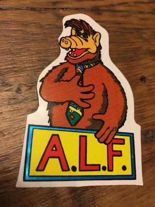 Alf Vintage Retro Prism Sticker Rare 1980 
