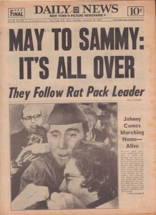 Daily News November 25 1967 Sammy Davis Jr Frank Sinatra 011719dbe2