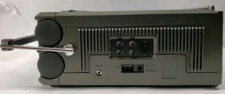 Vintage Sears & Roebuck SR3000 B&W Portable AC/DC TV AM - FM - Model No.  580 2