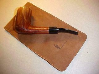 Savinelli " Autograph " Smooth Pipe 4 Big & Bold Outstanding W/ Pouch