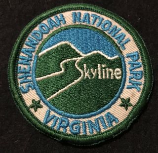Shenandoah National Park Skyline Virginia Vintage Patch State Souvenir Travel