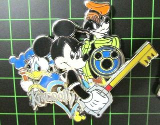 Disney Kingdom Hearts Mickey Donald Goofy Genearation D Digital Htf Rare Le Pin