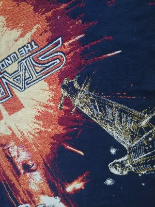Star Trek VI The Undiscovered Country Blanket,  Woven Throw cotton Afghan 6