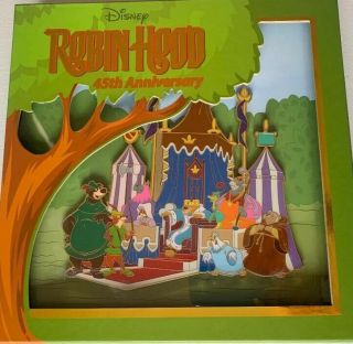 Wdi Disney 45th Robin Hood Maid Marian Character Cast Boxed Jumbo Le Pin