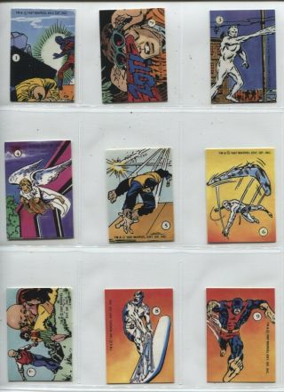 1987 History Of The X - Men 75 - Sticker Set,  Album,  Marvel Comic Images