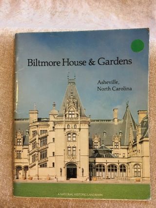 Biltmore Estate Picture Book,  1983 Edition House Asheville,  North Carolina Nc