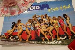 Collectible: Big M 1988 Calendar (negotiable)