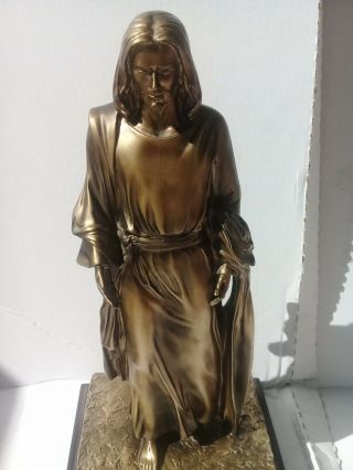 Bronze Cast Statue Of Christ By Angela Johnson