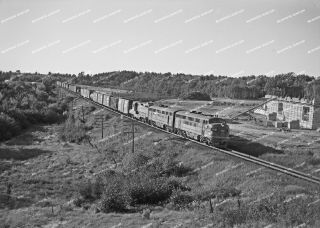 Orig Neg Maine Central F3 672 Coming Down The Hill To Bangor 2 ¼ X 3 ¼