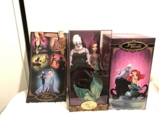 Disney Good Vs Evil Fairytale Ariel And Ursula Doll Set