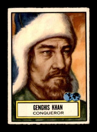 1952 Topps Look N See 128 Genghis Khan Vgex X1704163