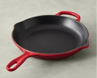 Le Creuset Signature Cast - Iron Fry Pan,  10 ",  Red