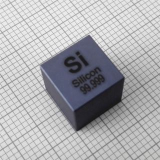 10mm Mono Crystalline Silicon Cube 99.  999 2.  3grams 6 Side Ground Element Sample