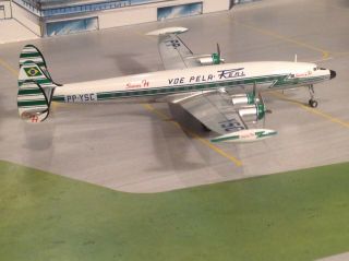 Voe Pela Real Brazil Airlines L - 1049 Constellation Pp - Ysc 1/200 Western Models