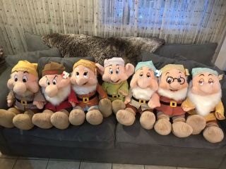 Disney’s Snow White And The Seven Dwarfs All Seven,  26 Inch Plush’s.