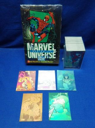 Marvel Universe 1992 Series 3 Box - Full Set - Full Hologram Set