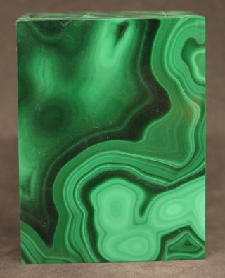 59mm 6.  7oz Natural Dark Green Malachite Crystal Carving Art Jewelry Box