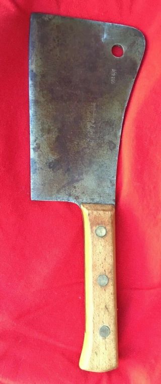 Antique Vintage Large F.  Dick No.  100 Meat Cleaver Made In Germany