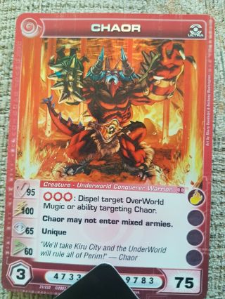 Ultra Rare Chaotic Card Chaor