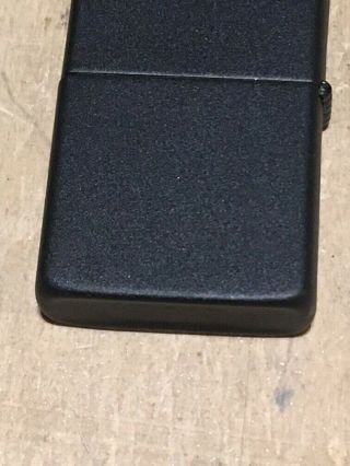 Zippo Marlboro Black Matte Lighter Very Collectible 3