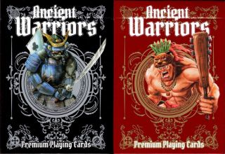 Ancient Warriors 2 Deck Set Playing Cards Poker Size Uspcc Custom Limited
