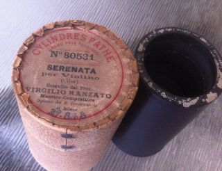 Anglo Italian Commerce Co / Pathe Cylinder Phonograph Record Violin (Edison) 3