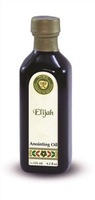 Elijah The Prophet Anointing Oil (125 Ml. ) Cobalt Blue Bottle