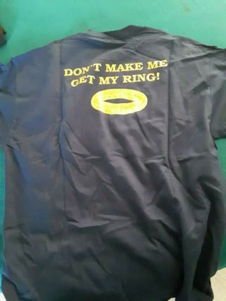 The Lord Of The Rings " The One Ring.  Net T - Shirt " Xl Made By Fans