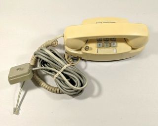 Vintage Bell System Off White Beige Touch Tone Princess Phone 2712b
