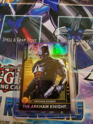 Injustice Arcade Dave And Busters Gold Card 91 The Arkham Knight Foil Series 2