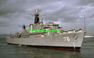 1 Slide Of Malaysian Navy Frigate Hang Tuah (76) Ex - Rn Mermaid)