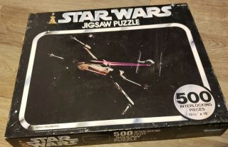 1977 Vintage Star Wars Jigsaw Puzzle X - Wing & Tie Fighter,  Kenner