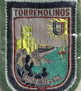 TORREMOLINOS Spain Espana Costa Del Sol Felt Patch Badge 2