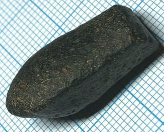 Australite 28: 6g Australian Tektite From Meteorite Impact,  Half Dumbbell Shape