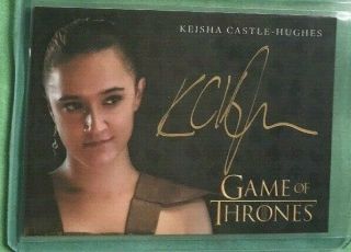 Keisha Castle - Hughes As " Obara Sand " Auto Rittenhouse Game Of Thrones Inflexions