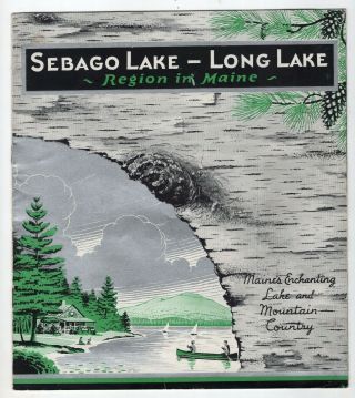 Vintage Sebago Lake & Long Lake Region Of Maine