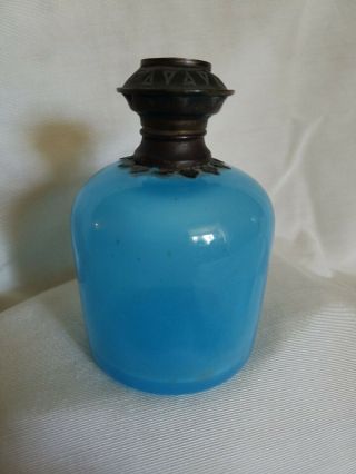 Blue Opaline French Perfume/scent Bottle