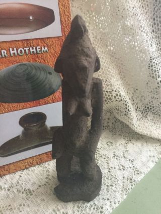 Antique Priimitive African Tribal Wood Fertility Hand Carved Statue Figure