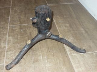 Antique Vintage Ornate Cast Iron Christmas Tree Stand Tree Limbs Branch Rustic