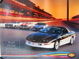 Chevrolet Dealer Camaro,  Pace Car,  Z28 Poster 1993 - Nos