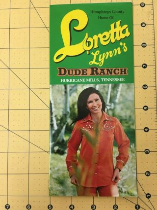 Vintage Brochure Loretta Lynn 