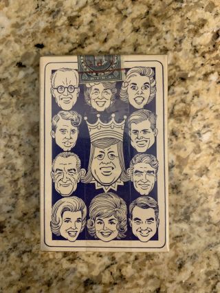 1960’s Rare Vintage Tax Stamp Deck Kennedy Kards Playing Cards 2