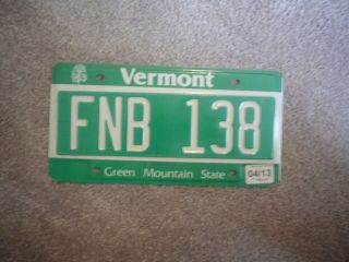 Vermont Green License Plate Buy All States Here